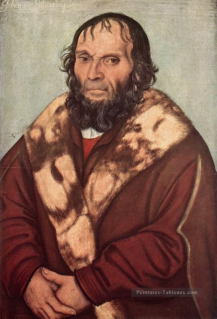 Portrait du Dr J. Scheyring Renaissance Lucas Cranach l’Ancien Peintures à l'huile